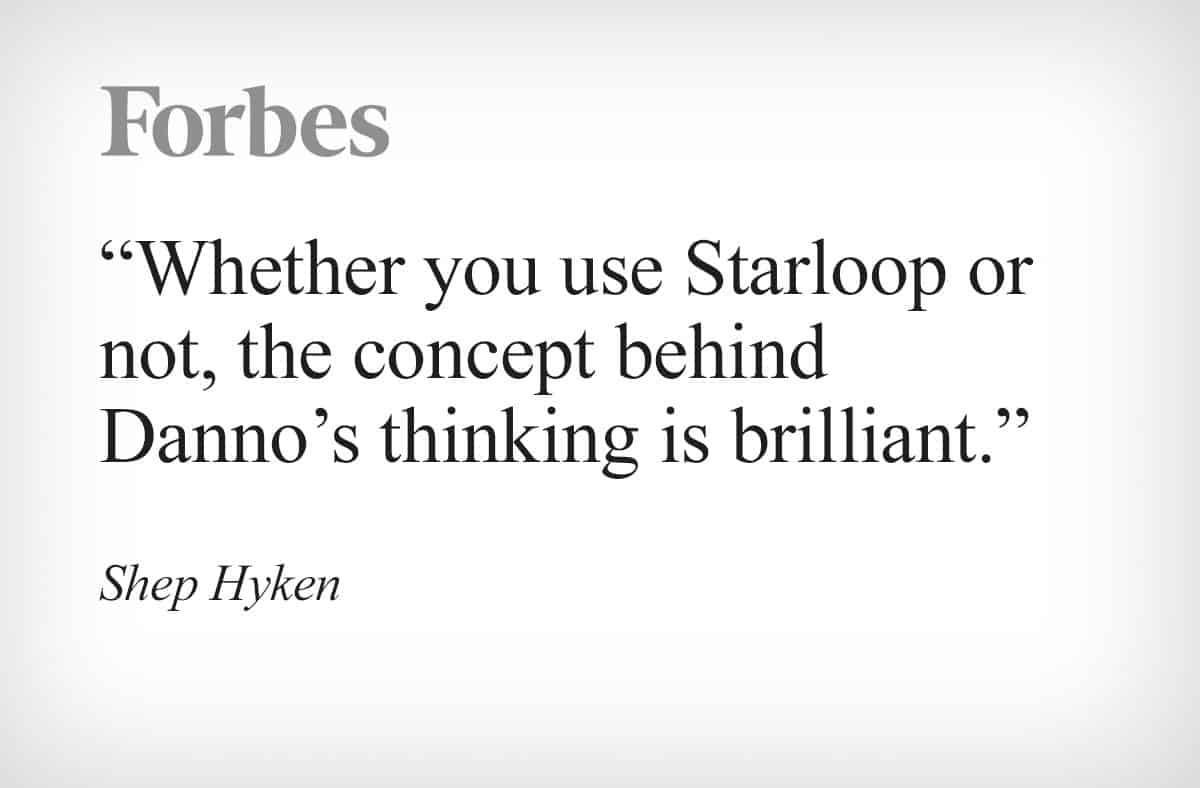 Shep Hyken on Starloop at Forbes